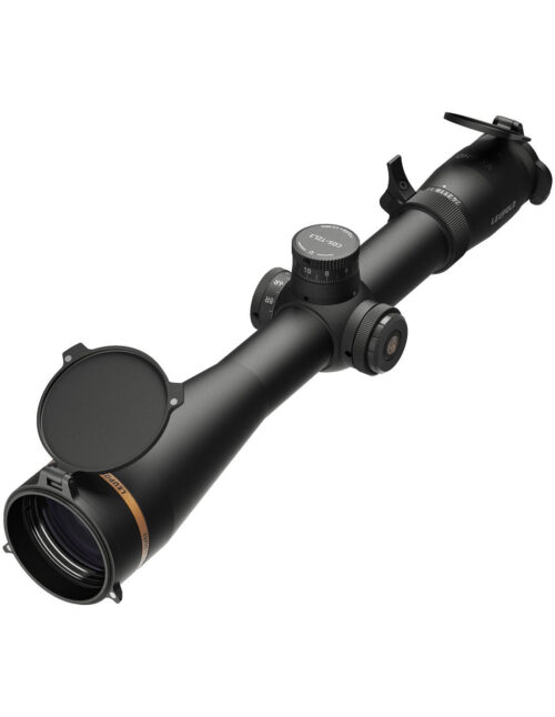 Visor Leupold VX-6HD 4-24x52, destacando su diseño elegante y funcionalidades avanzadas para una caza precisa y eficaz.