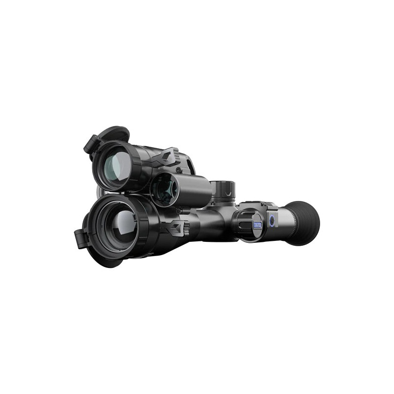 Visor Térmico/Nocturno Pard TD32-70 mostrando su capacidad de visión en condiciones de baja luminosidad y niebla.